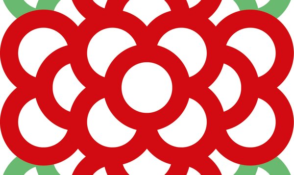 Design of a rose that imitates the drawing of the classic Barcelona flower panot