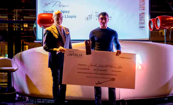 Tercer Premio Antalia Decora y mención especial a la funcionalidad y diseño para Matriz, del estudiante Jacobo López del Hierro del IED Madrid