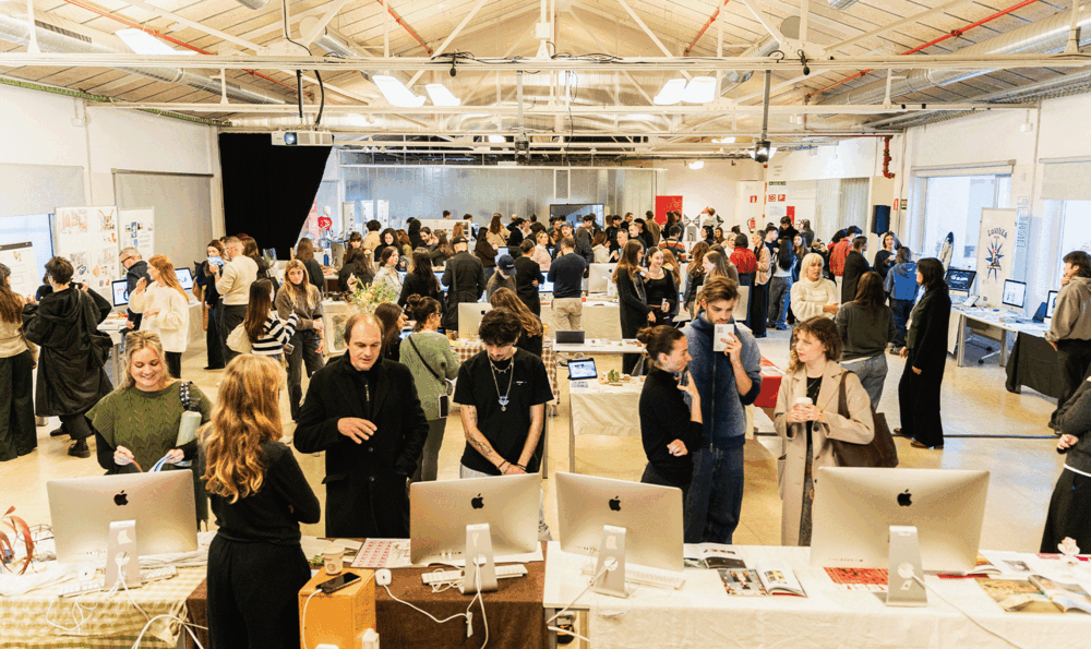 General plan of a design project exhibition